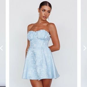 Savanna corset bodice mini dress